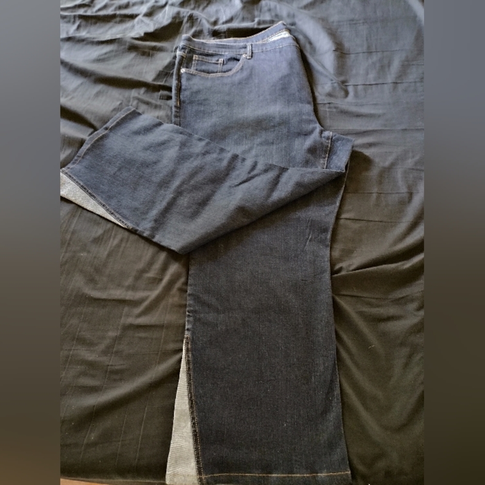 Studio By D And Co Jeans Size 28W Boot Cut 5 Pocket Zip Button Closure